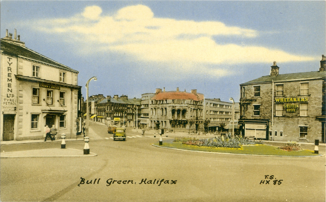 Postcard-BullGreen